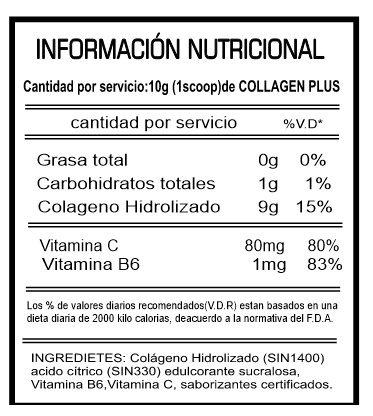 Información Nutricional